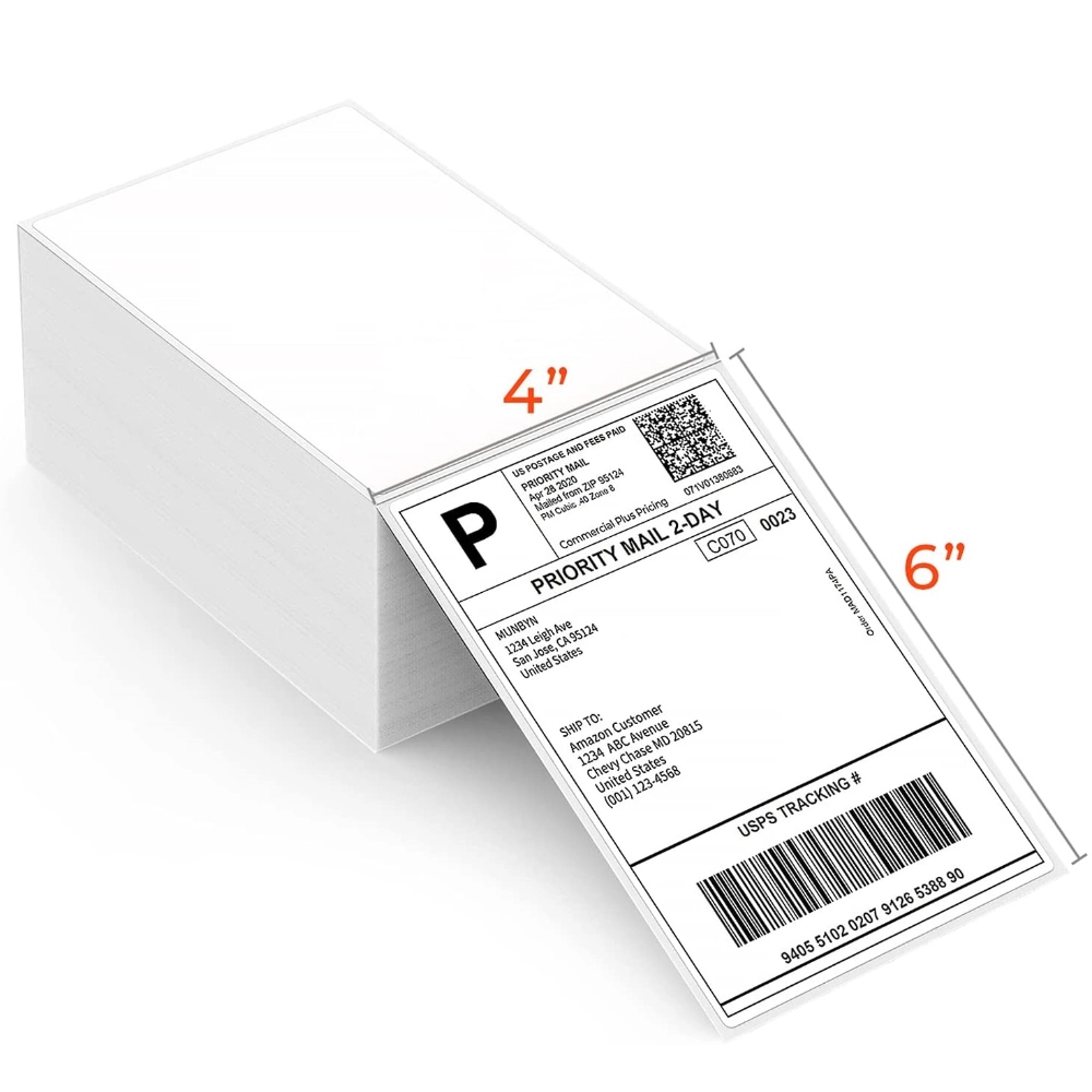 4Рулон этикеток для прямой термопечати ×6