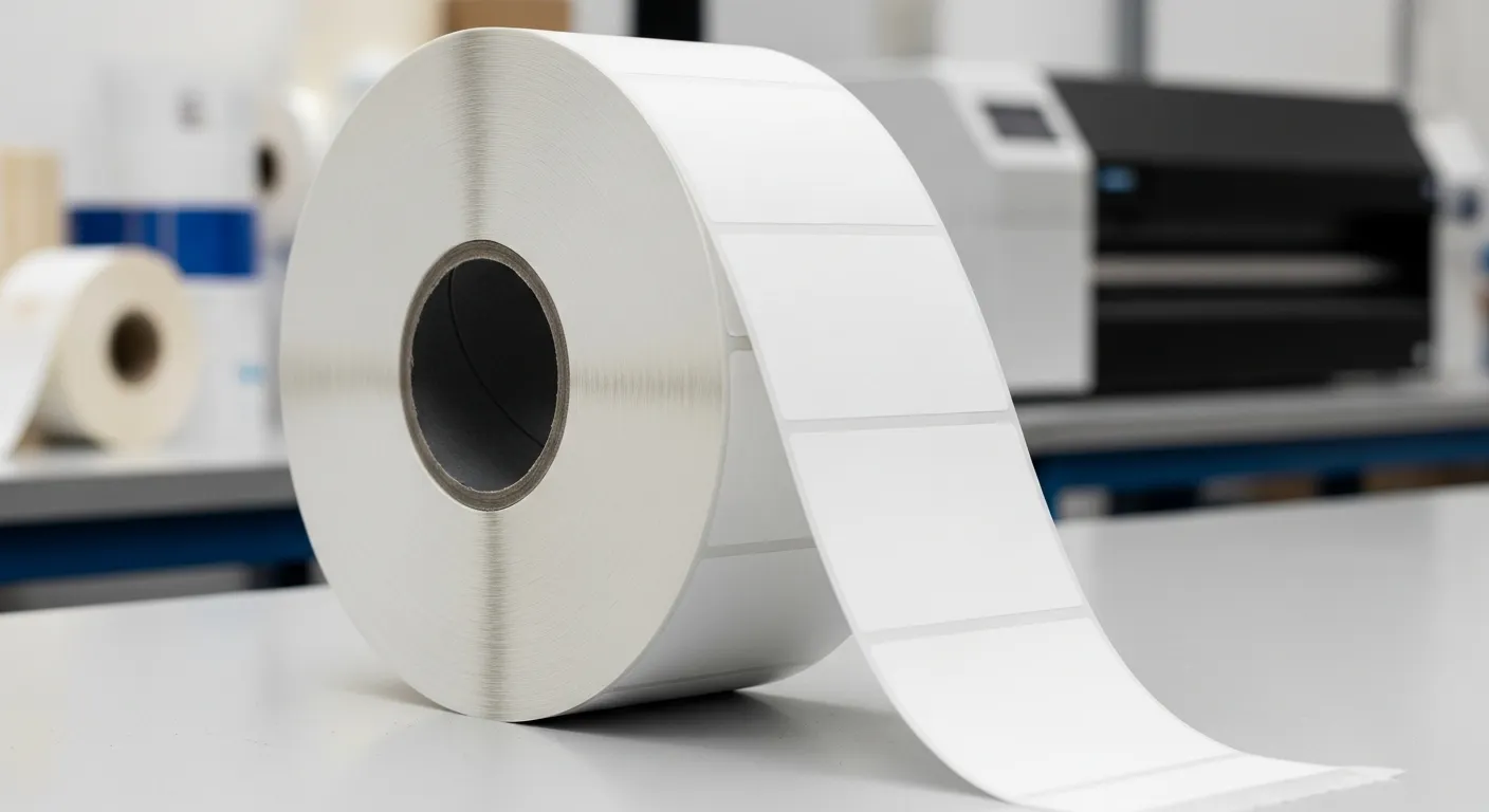 Термоэтикетка в джамбо рулоне