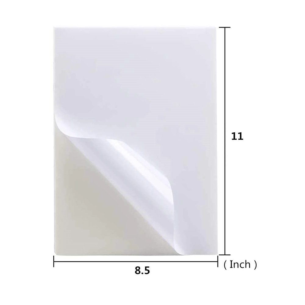 Этикетка с верхним покрытием Клейкая термоэтикетка