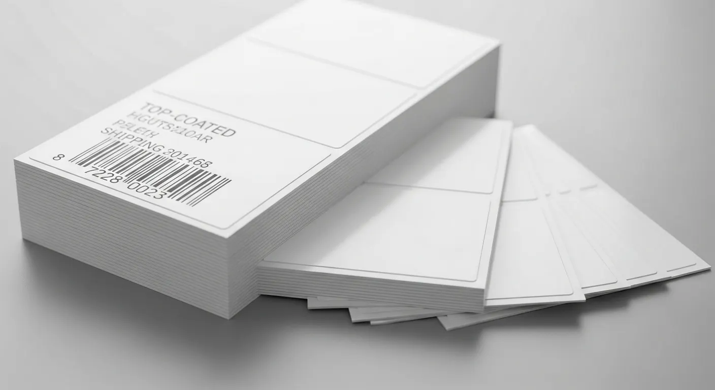 Производитель термоэтикеток с верхним покрытием